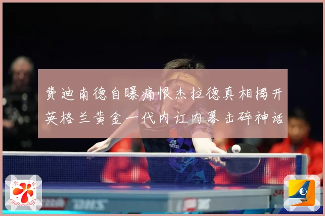 费迪南德自曝痛恨杰拉德真相揭开英格兰黄金一代内讧内幕击碎神话战术观察-深度解析